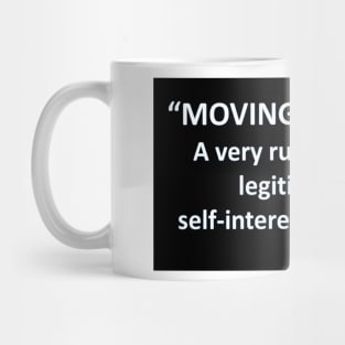 Banned Words Moving Forward Mug